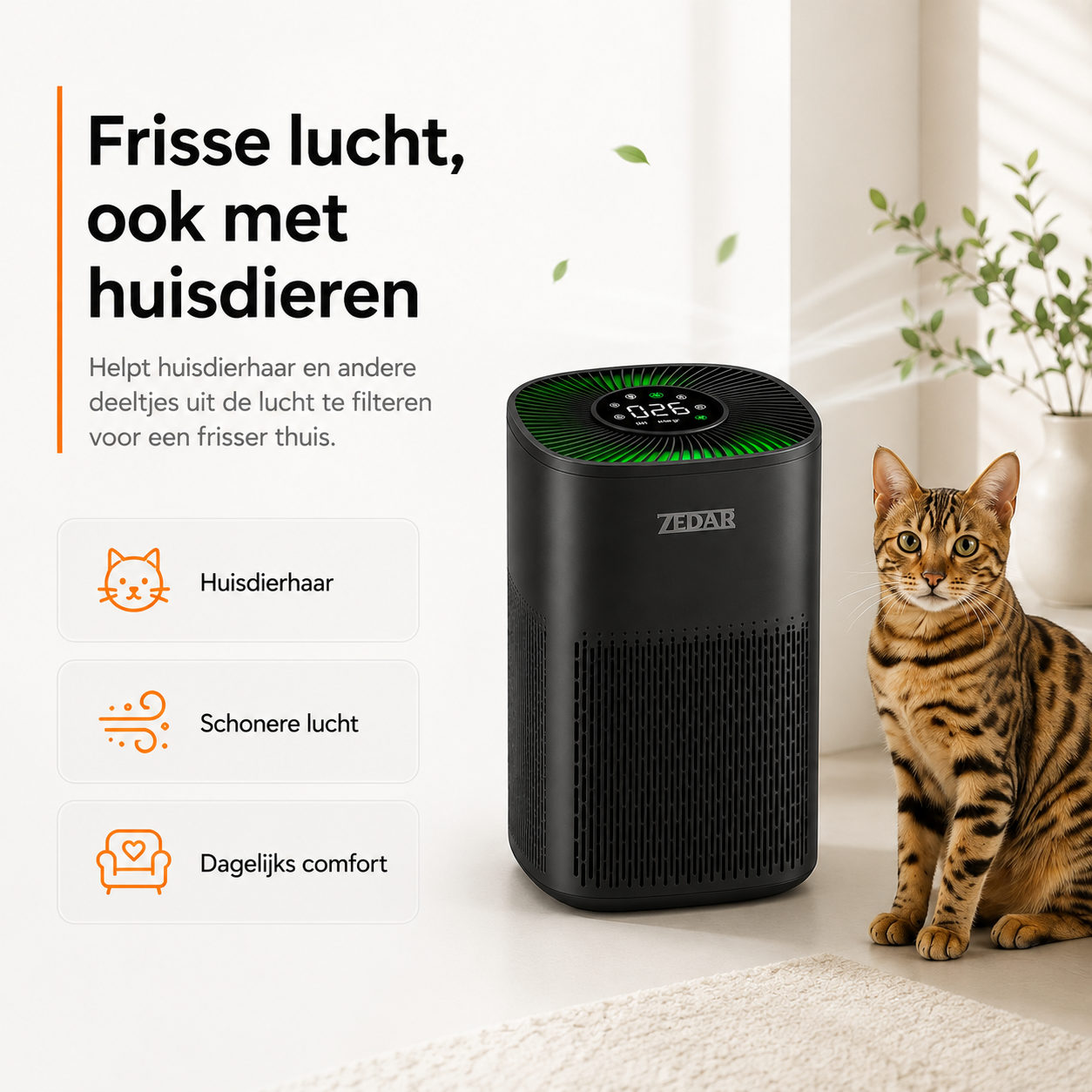 L600 Luchtreiniger met APP
