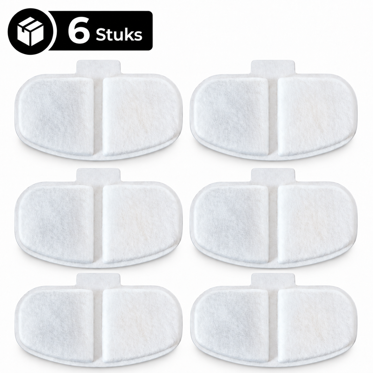 Zedar WF300 Filter - 6 stuks - Filter set voor drinkfontein