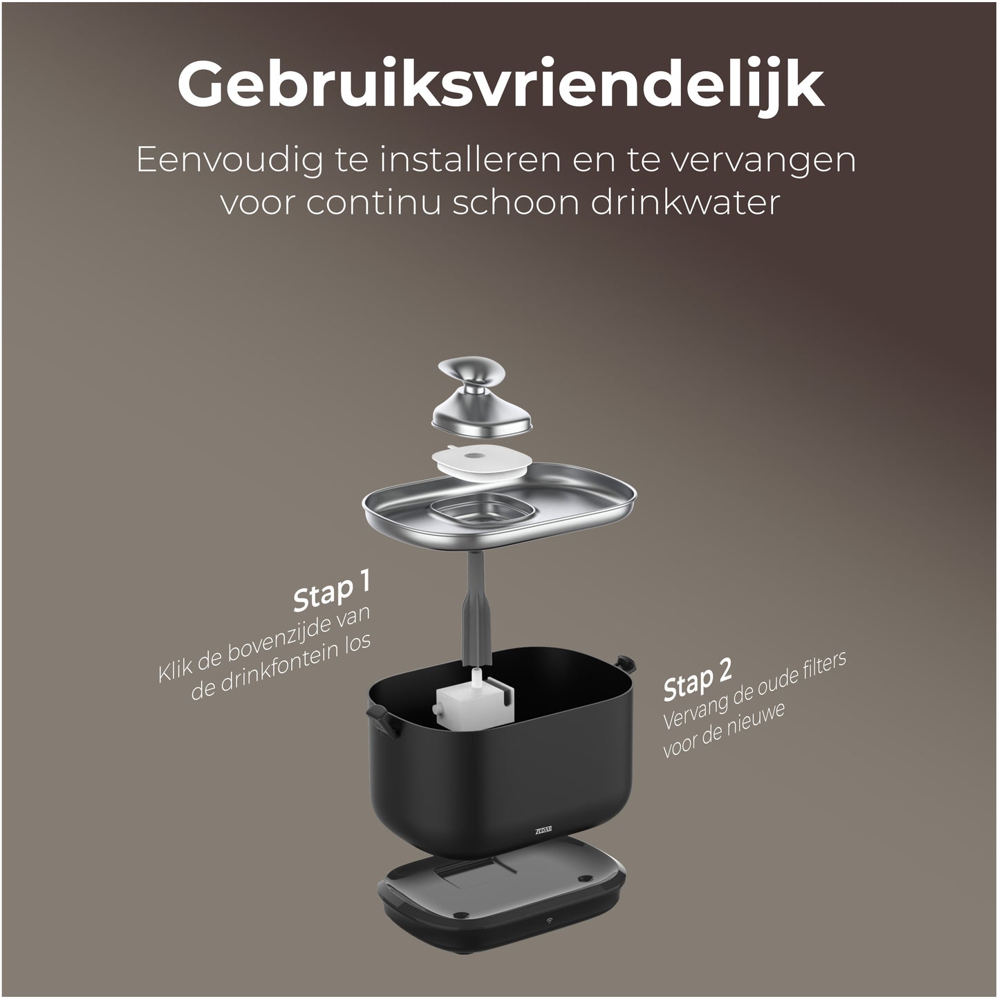 Zedar WF600 Filter - 8 Stück - Filterset für Trinkbrunnen