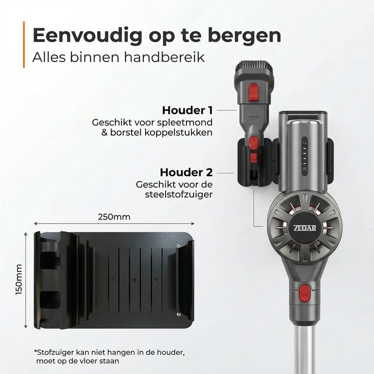 Zedar Steelstofzuiger S600