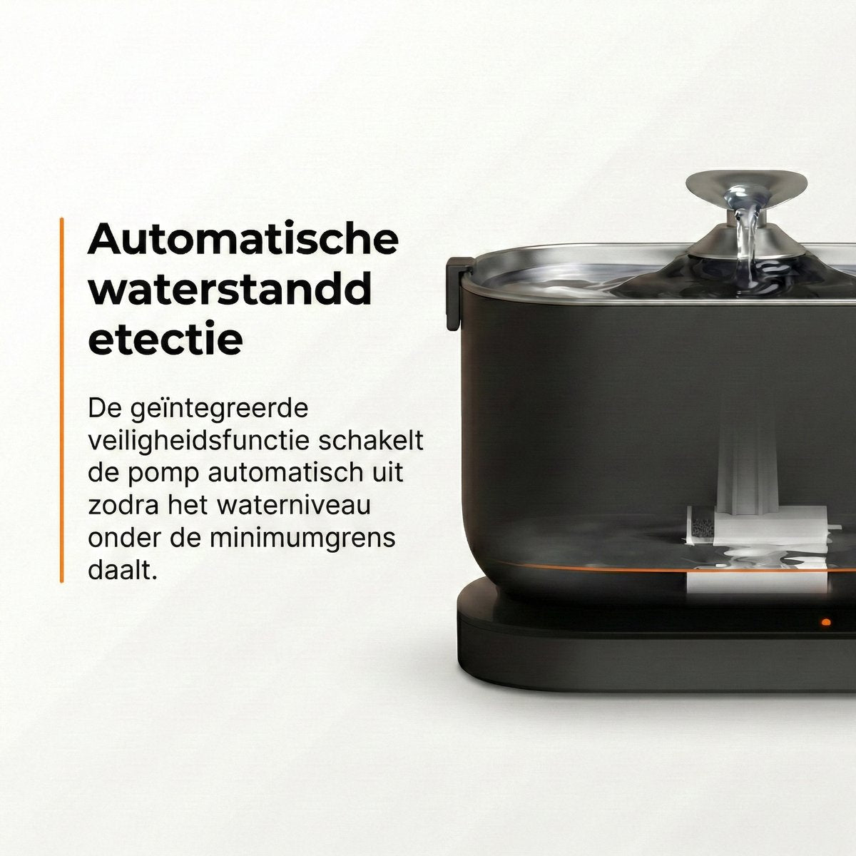 Zedar WF600 automatische waterstanddetectie