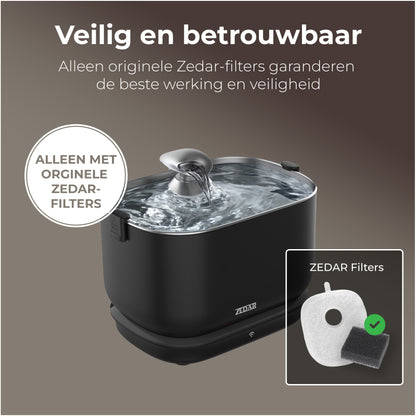 Zedar WF600 Filter - 4 Stück - Filterset für Trinkbrunnen