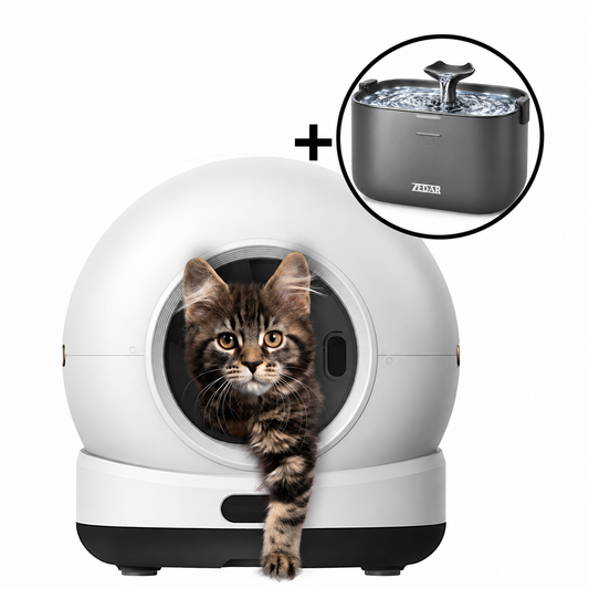 K1200 PRO Selbstreinigende Katzentoilette + PRO Service + GRATIS WF600 im Wert von 79,- €