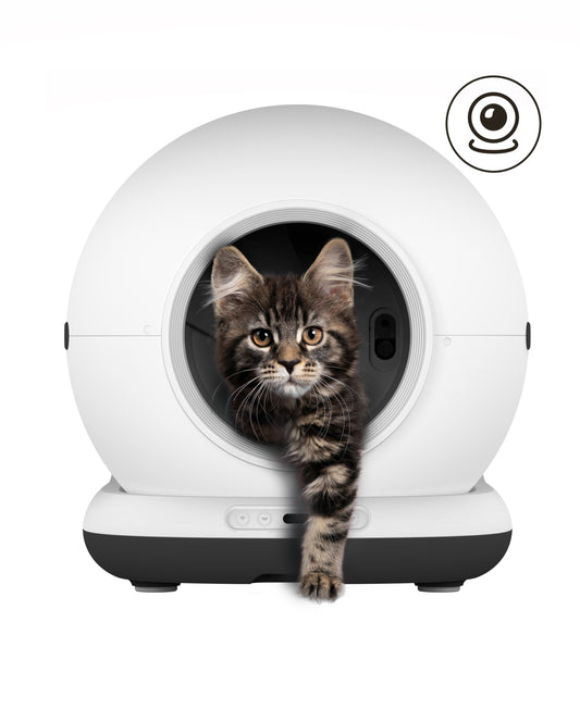 K1200+ Automatische kattenbak met camera