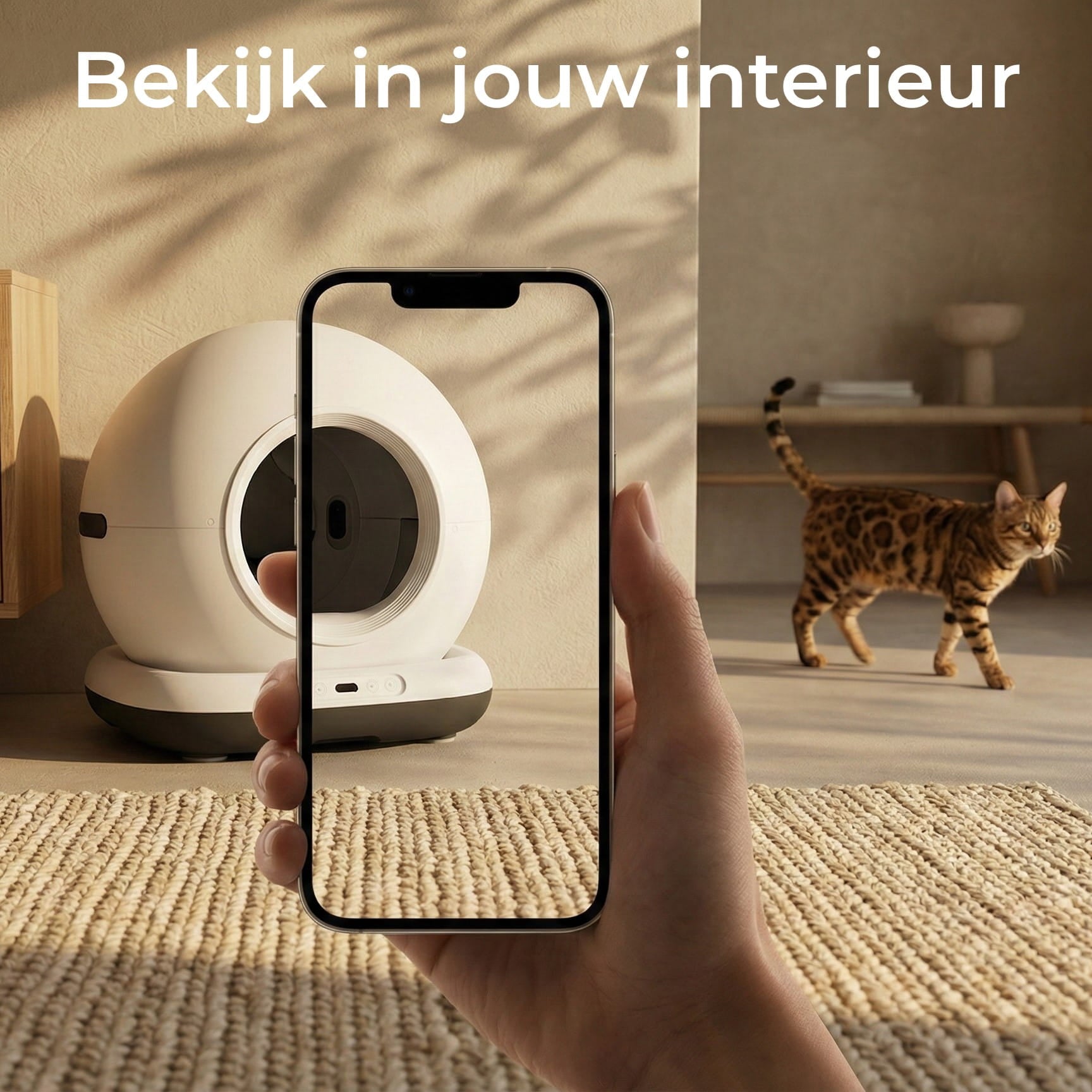 K1200+ Automatische kattenbak met camera – Zedar